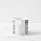 Tasse Expresso Aquarelle de plage (Dos)