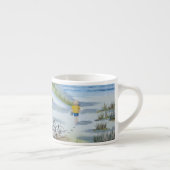 Tasse Expresso Aquarelle de plage (Droite)