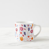 Tasse Expresso Aquarelle florale moderne (Droite)