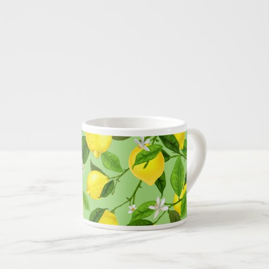 Tasse Expresso Aquarelle Lemon 3 (Devant droit)