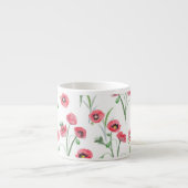 Tasse Expresso Aquarelle Poppy Field Cuisine (Devant)