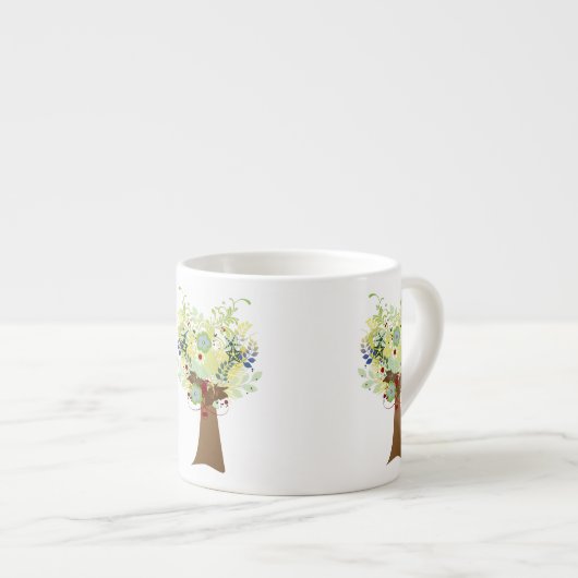 Tasse Expresso Arbre à fleurs (Devant droit)