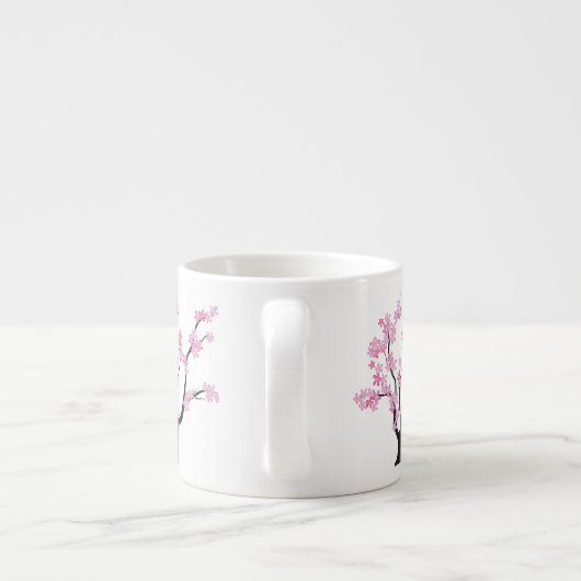 Tasse Expresso Arbre à fleurs de prune (Dos)