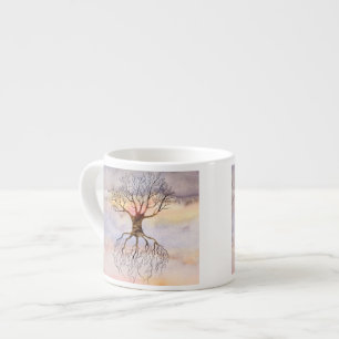 Tasse Expresso Arbre contre le ciel