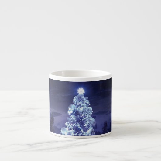 Tasse Expresso Arbre de Noël (Devant)