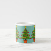 Tasse Expresso Arbre de Noël (Devant)