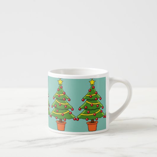 Tasse Expresso Arbre de Noël (Droite)