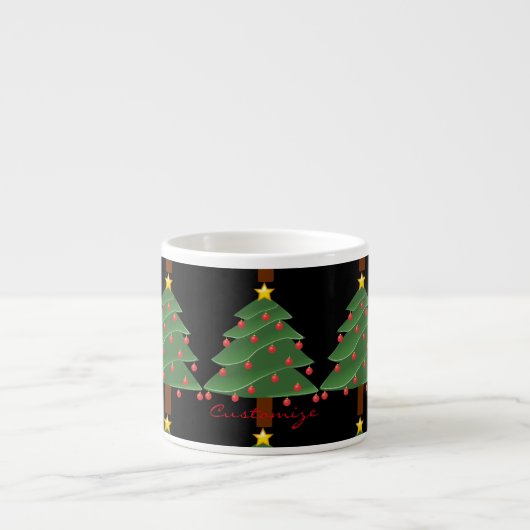 Tasse Expresso Arbre de Noël Thunder_Cove (Devant)