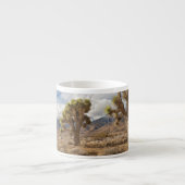 Tasse Expresso Arbres de Joshua dans le désert (Devant)