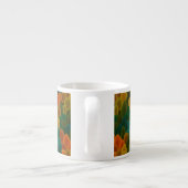Tasse Expresso Arbres modernes colorés d'automne (Dos)