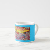 Tasse Expresso arc-en-ciel (Devant droit)