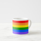 Tasse Expresso Arc-en-ciel Coloré (Devant droit)