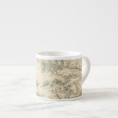 Tasse Expresso Archipel Grec, antique (Devant droit)