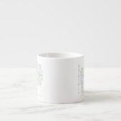 Tasse Expresso Architectural Blueprint  (Devant)