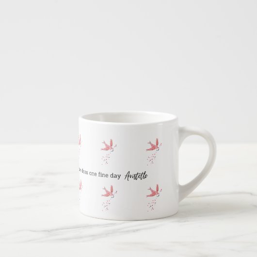 Tasse Expresso Aristotle Spring Quote Decor For Home  (Droite)