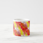 Tasse Expresso Arrière - plan d'aquarelle de texture de (Devant)