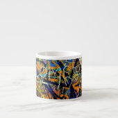 Tasse Expresso Arrière - plan de graffiti (Devant)