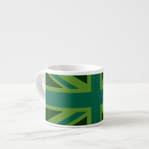 Tasse Expresso Arrière - plan de style  de décalage Union Jack 