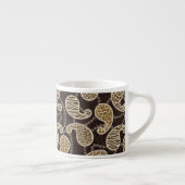 Tasse Expresso Arrière - plan de style de Paisley (Droite)