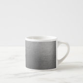 Tasse Expresso Arrière - plan en métal avec des dommages (Droite)