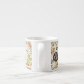 Tasse Expresso Arrière - plan floral 2 (Dos)
