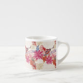 Tasse Expresso Arrière - plan floral 3 (Droite)