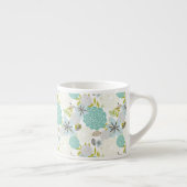 Tasse Expresso Arrière - plan floral 5 (Droite)