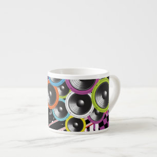 Tasse Expresso Arrière - plan grunge