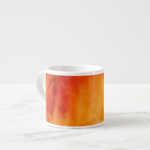 Tasse Expresso Arrière - plan peint à la main 19 d'aquarelle