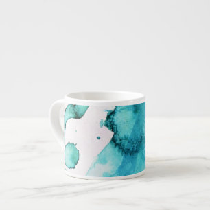 Tasse Expresso Arrière - plan peint à la main 2 d'aquarelle