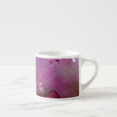 Tasse Expresso Arrière - plan pourpre d'aquarelle (Droite)