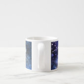 Tasse Expresso Arrière - plan spatial avec étoiles (Dos)