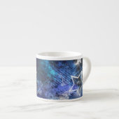 Tasse Expresso Arrière - plan spatial avec étoiles (Devant droit)