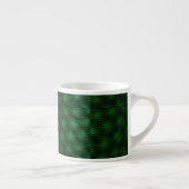 Tasse Expresso Arrière - plan vert abstrait (Droite)