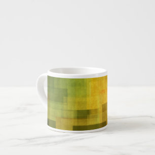 Tasse Expresso art 2 géométriques abstraits colorés vintages