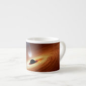 Tasse Expresso Art de l'espace d'astronomie de trou noir (Devant droit)