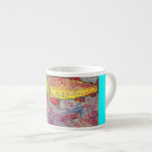 Tasse Expresso art sans valeur de truite (Devant droit)