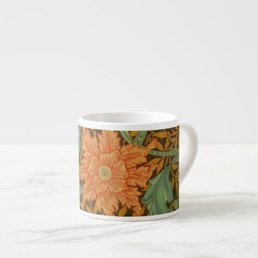 Tasse Expresso Art simple Nouveau de motif de tige de William (Devant droit)
