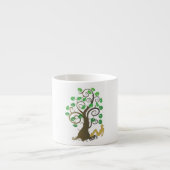 Tasse Expresso Assis sous l'arbre (Devant)