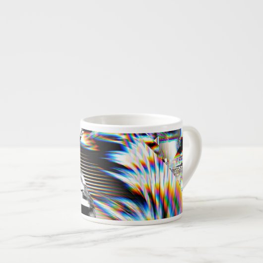 Tasse Expresso Attaque arc-en-ciel (Devant droit)