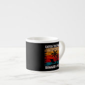 Tasse Expresso Attraper Les Vibes D'Été De La Vague (Devant droit)