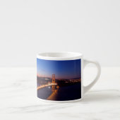 Tasse Expresso Aube au-dessus de pont de San Francisco et de (Droite)