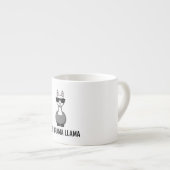 Tasse Expresso Aucunes lunettes de soleil de lama de drame (Devant droit)