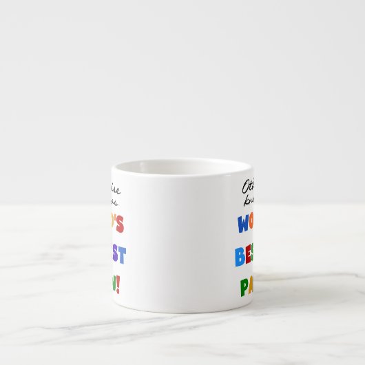 Tasse Expresso Autres T-shirts et cadeaux Papaw les plus connus (Devant)