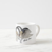 Tasse Expresso Avec amour (Devant droit)