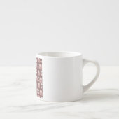 Tasse Expresso avec les coeurs volants, les enveloppes d'amour et (Droite)