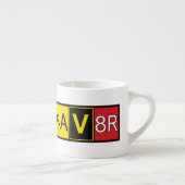Tasse Expresso Aviateur - AV8R - (Droite)