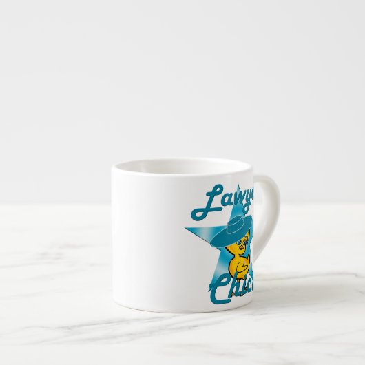Tasse Expresso Avocat Chick #7 (Devant droit)