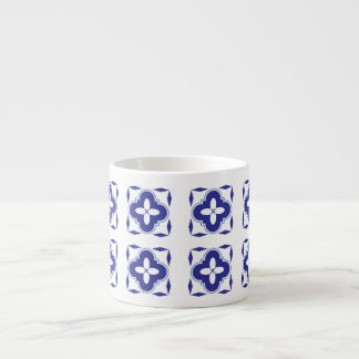 Tasse Expresso Azulejo Bleu Gras