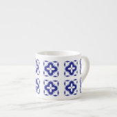 Tasse Expresso Azulejo Bleu Gras (Devant droit)